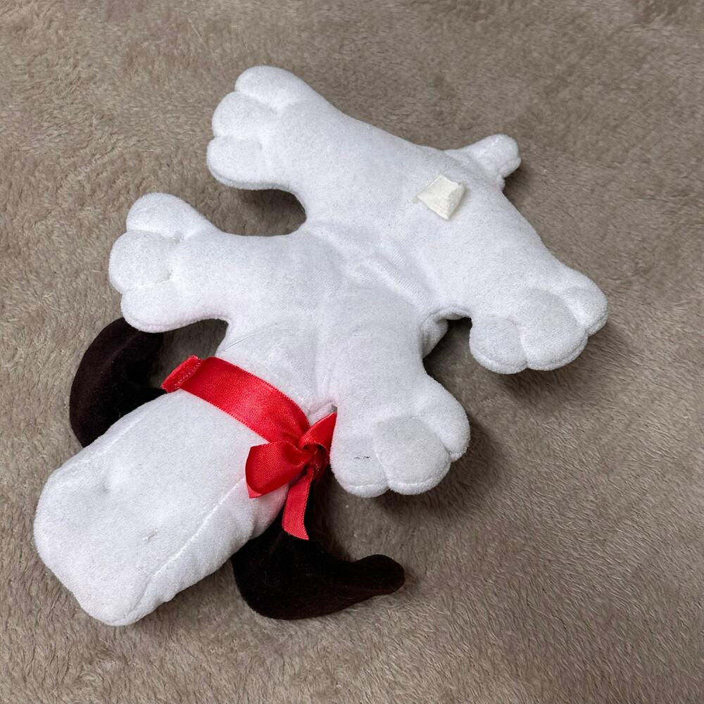 Pound Puppies Dalmatian Plush Small Vintage Style Dog Red Collar Stuffed Animal - Picture 5 of 5